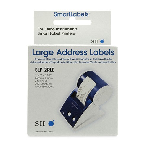 Seiko White Address Labels SLP-2RL 28x89mm - www.DiscountTillRolls.ie